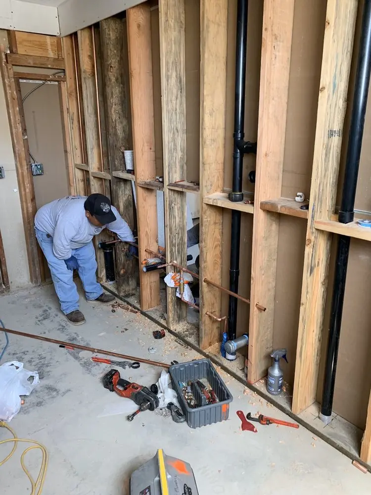 Commercial rough-in plumbing for Gas Line Repair in Braidwood